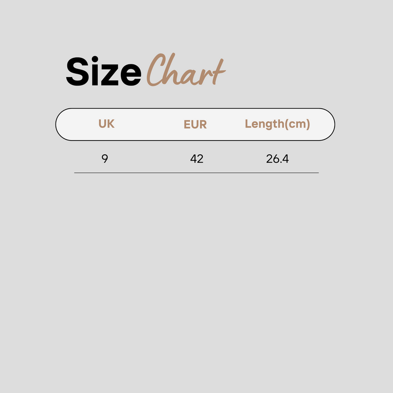 Size guide chart 2